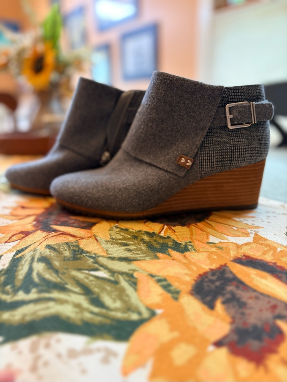 NWOT Dr. Scholl's Women's Create Wedge Ankle Boots